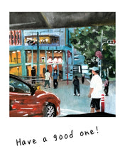 画像をギャラリービューアに読み込む, 外へ。仰々しく